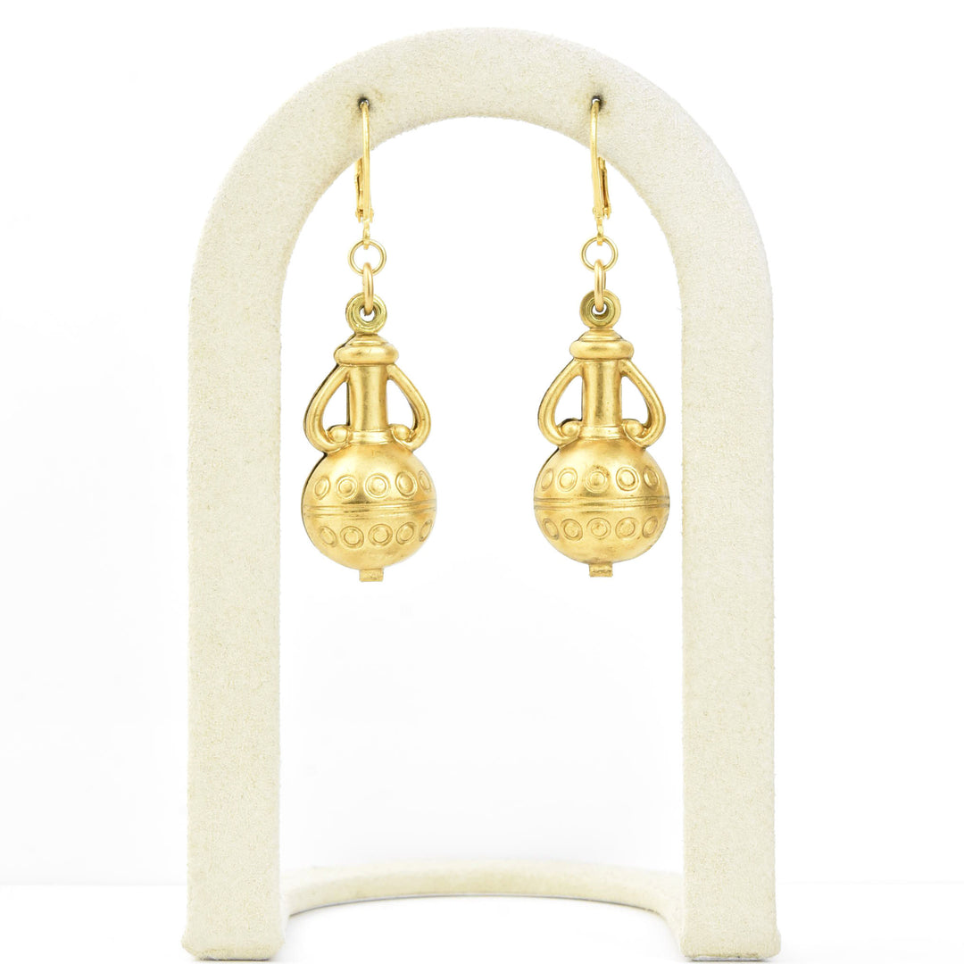 Amphoriskos Earrings - Goldmakers Fine Jewelry
