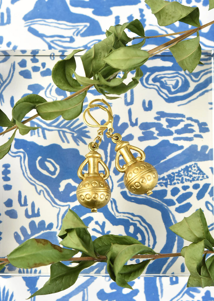 Amphoriskos Earrings - Goldmakers Fine Jewelry