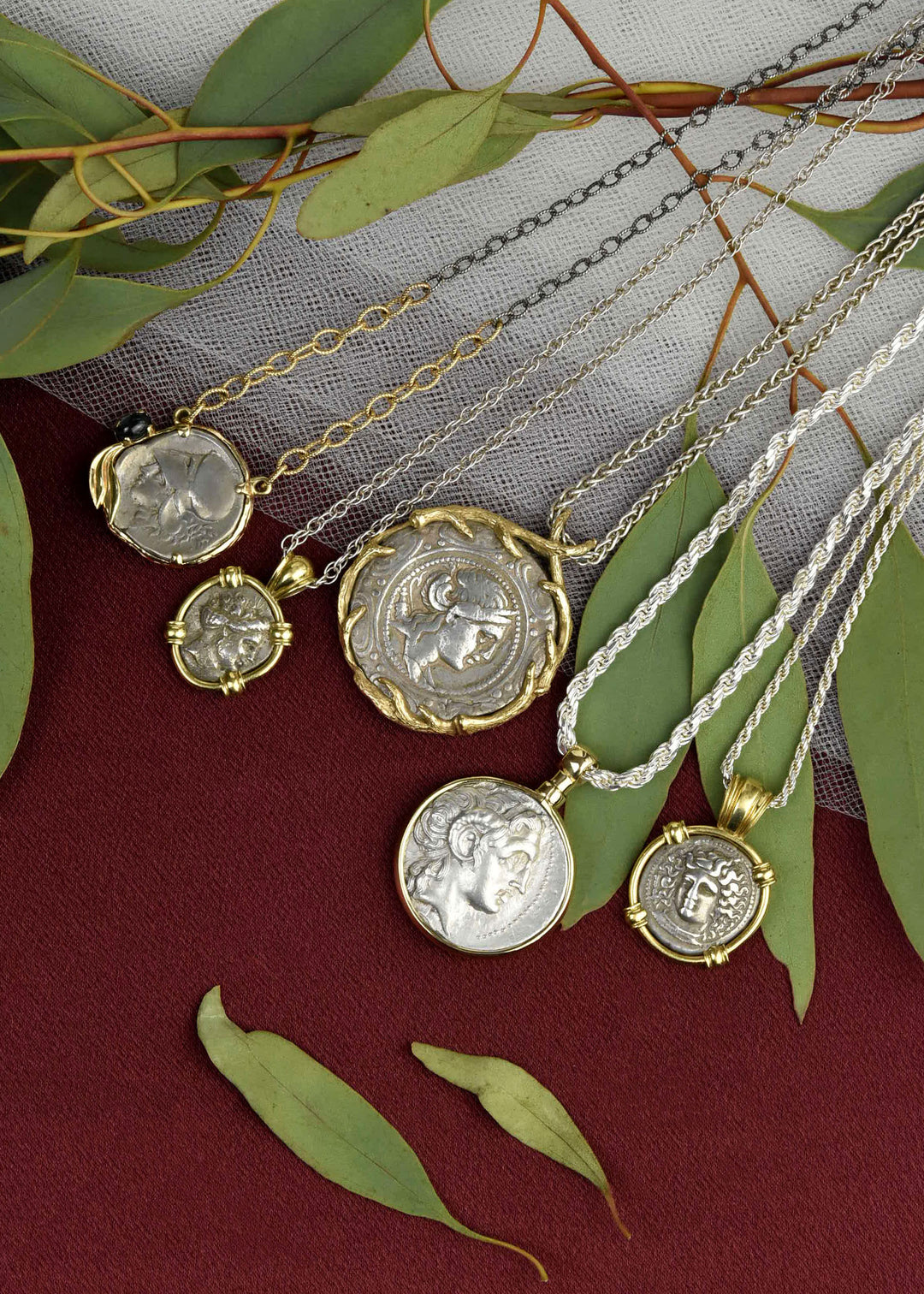 Ancient Artemis Coin Necklace - Goldmakers Fine Jewelry