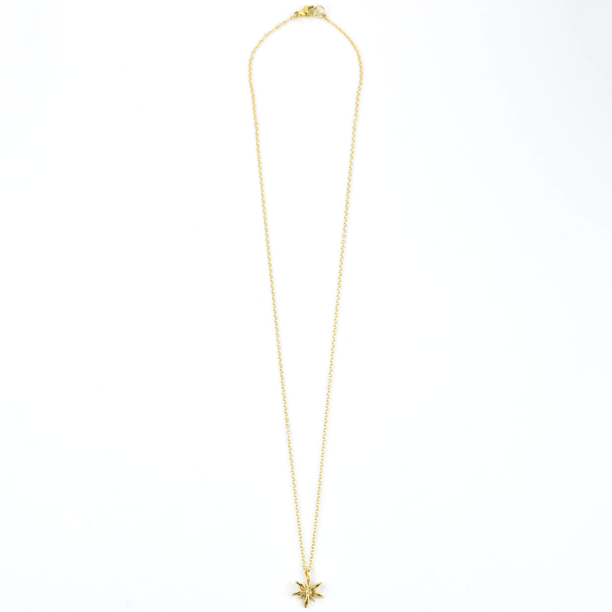 Mini Star Anise Necklace – Goldmakers Fine Jewelry