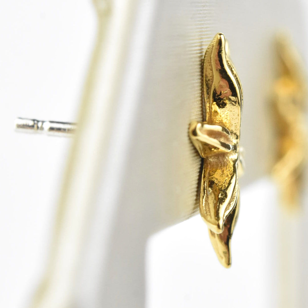 Mini Star Anise Posts - Goldmakers Fine Jewelry