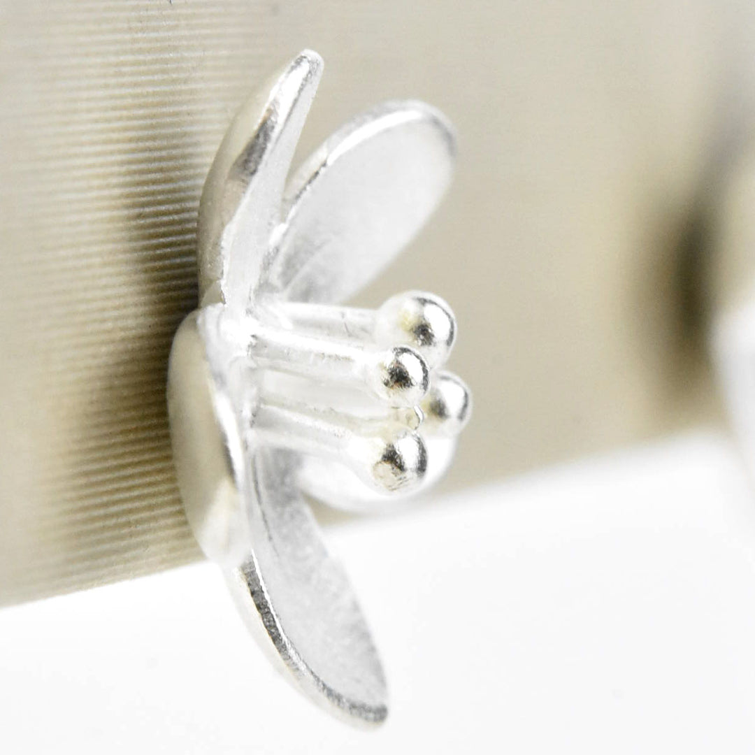 Mini Apple Blossom Post Earrings - Goldmakers Fine Jewelry