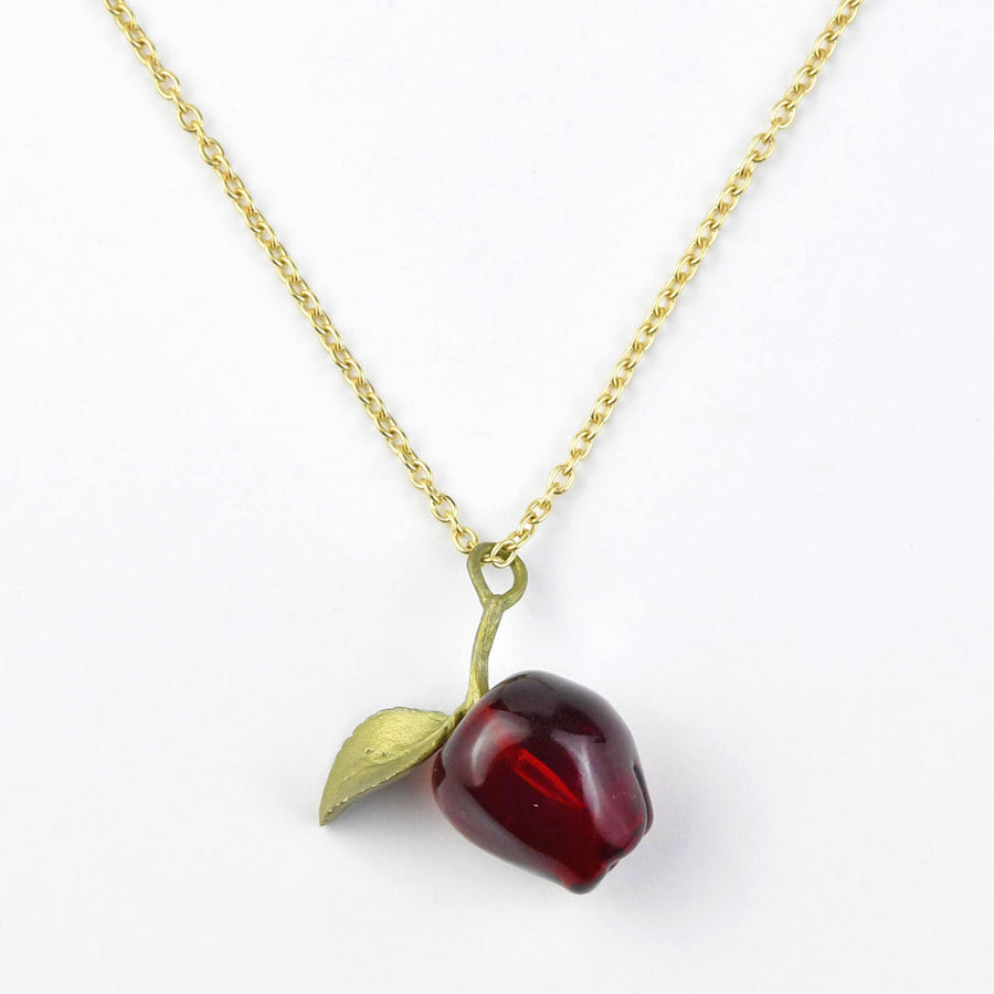 Delicious Apple Pendant - Goldmakers Fine Jewelry