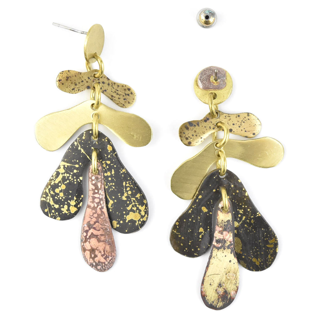 Aguaviva SM Mix Black Earrings