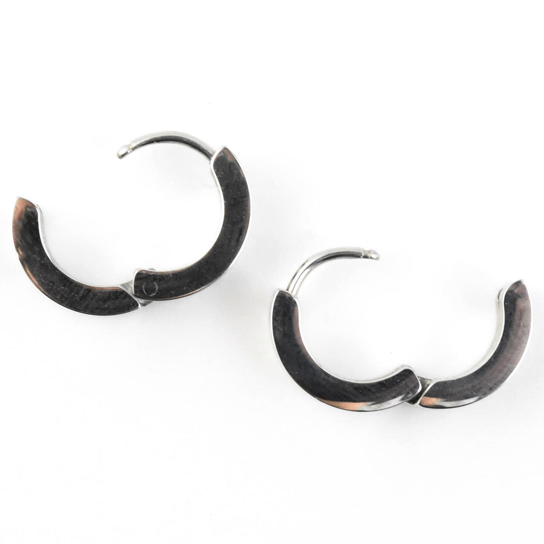 Argyle Super Chunky Huggie Hoops - Goldmakers Fine Jewelry