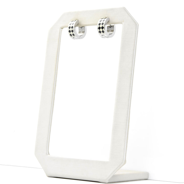 Argyle Super Chunky Huggie Hoops - Goldmakers Fine Jewelry