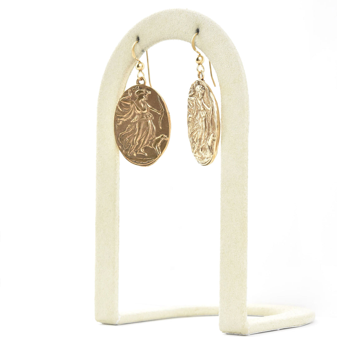 Artemis Diana Cameo Earrings
