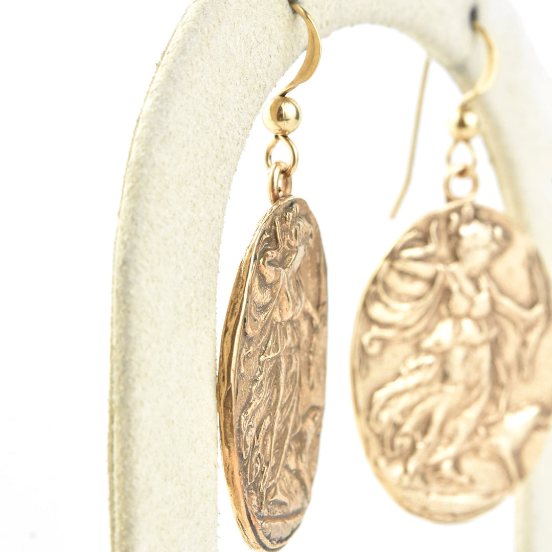 Artemis Diana Cameo Earrings
