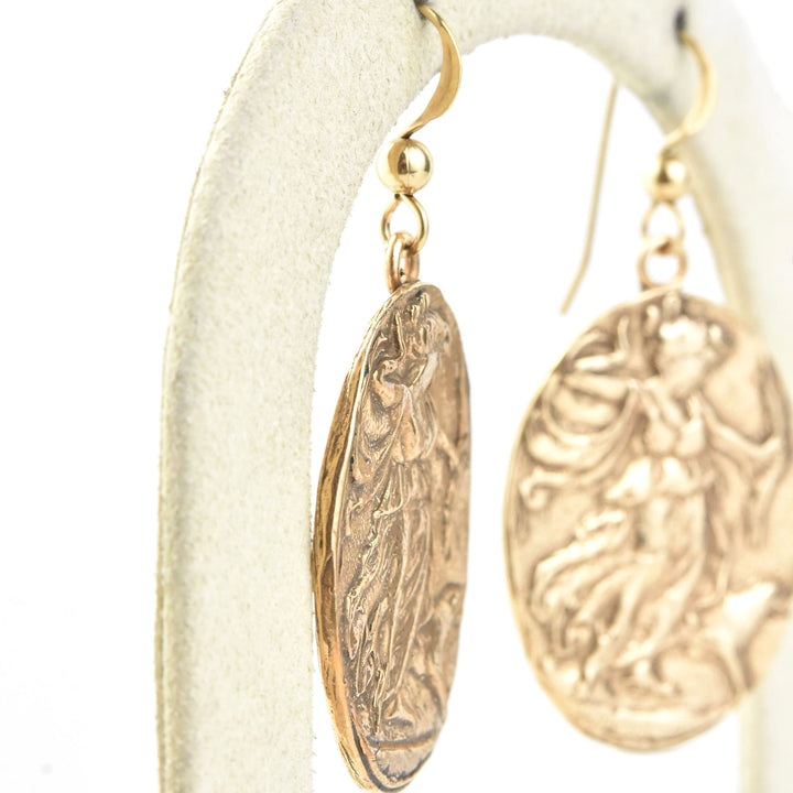 Artemis Diana Cameo Earrings