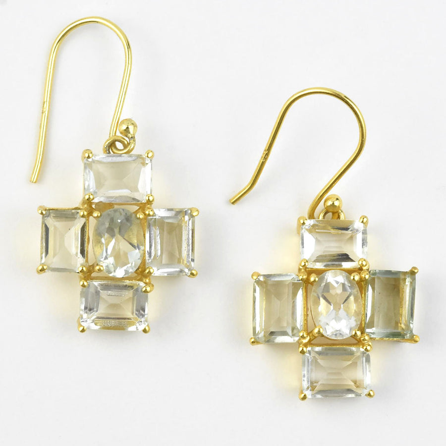 Baguette Statement Earrings - Goldmakers Fine Jewelry