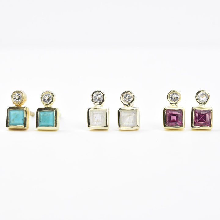 Baker Studs - Goldmakers Fine Jewelry