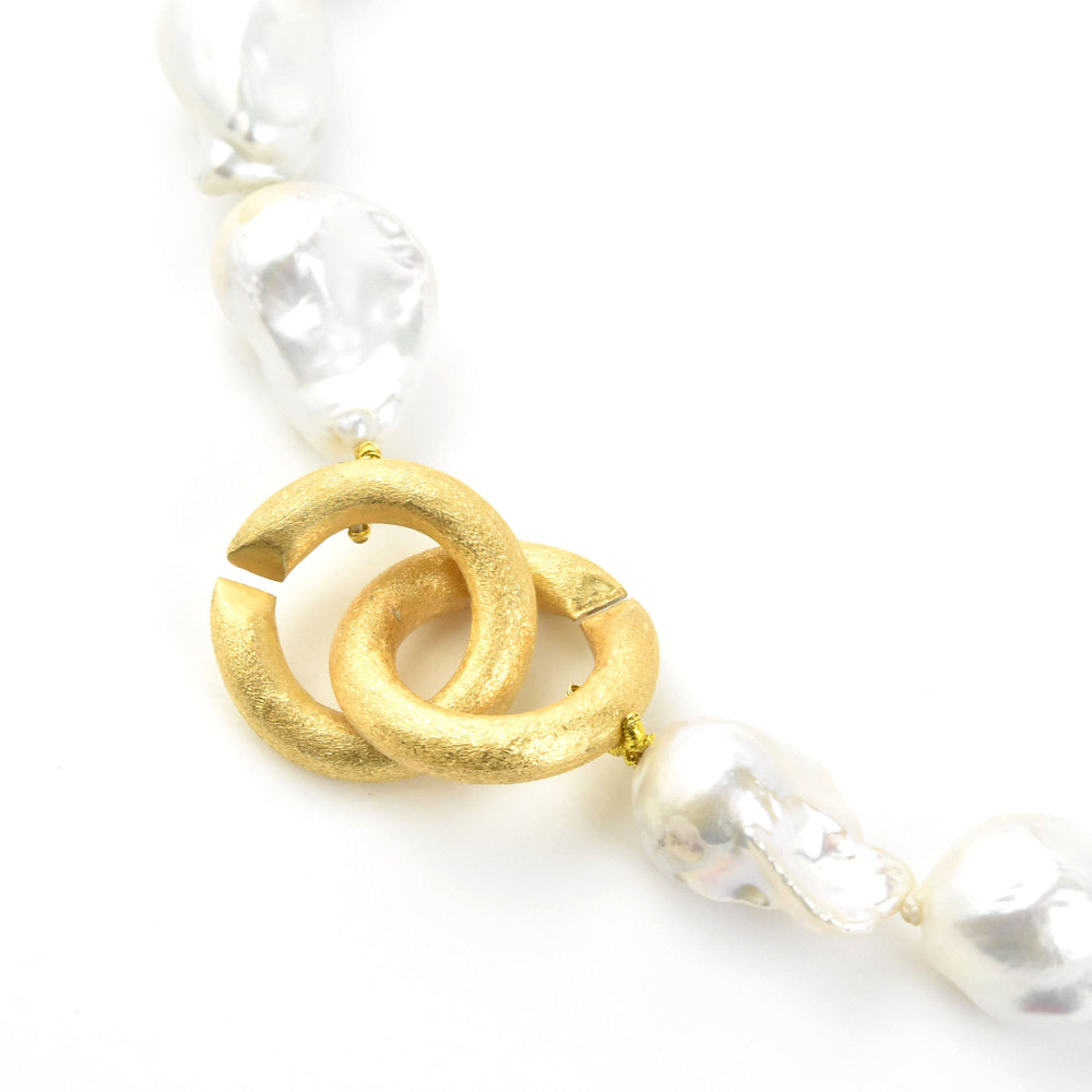 Baroque Pearl Statement Necklace - Goldmakers Fine Jewelry