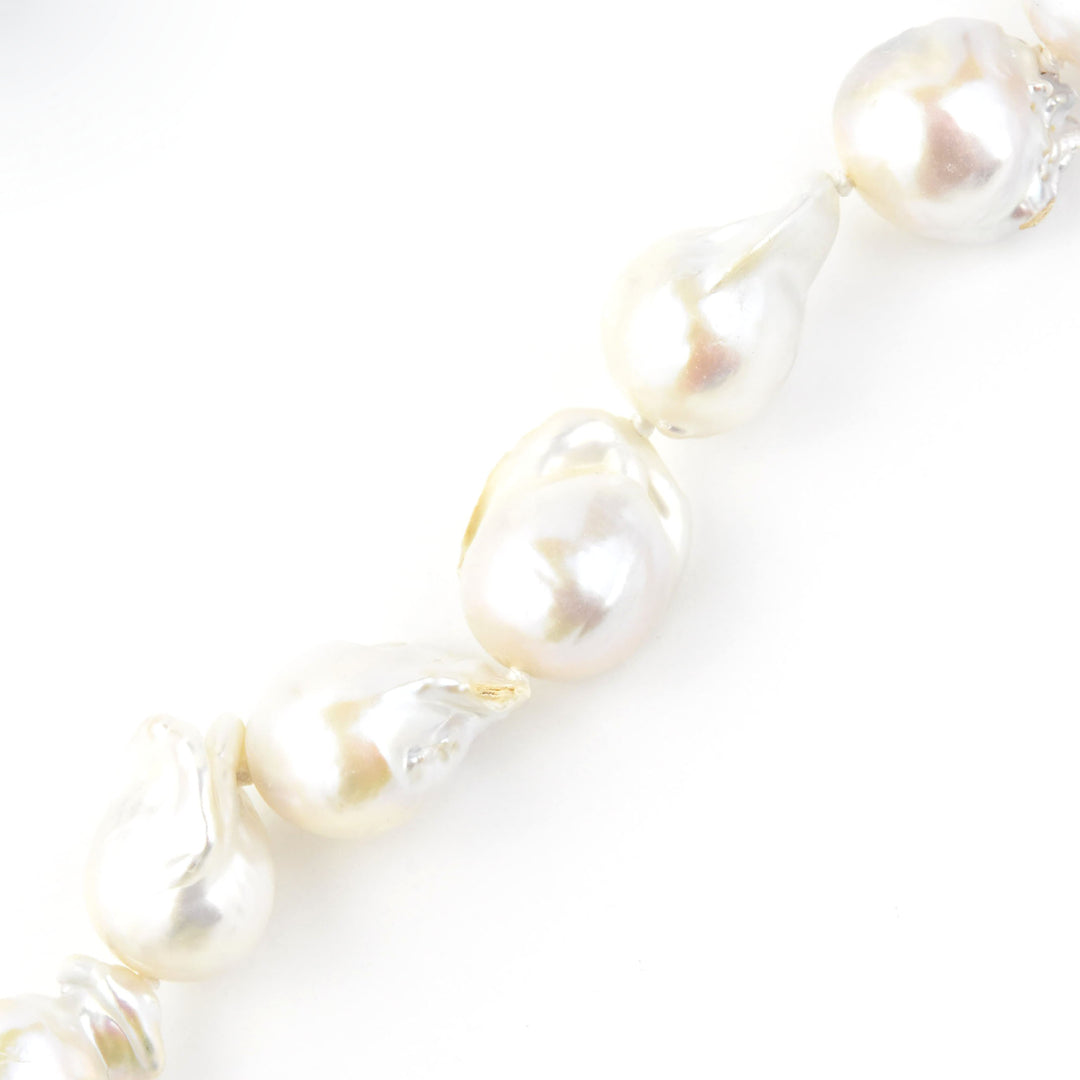 Baroque Pearl Statement Necklace - Goldmakers Fine Jewelry
