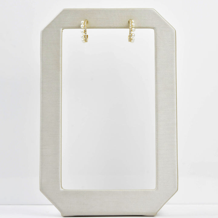 Pearl and Diamond Hoops in Yellow Gold - Goldmakers Fine Jewelry
