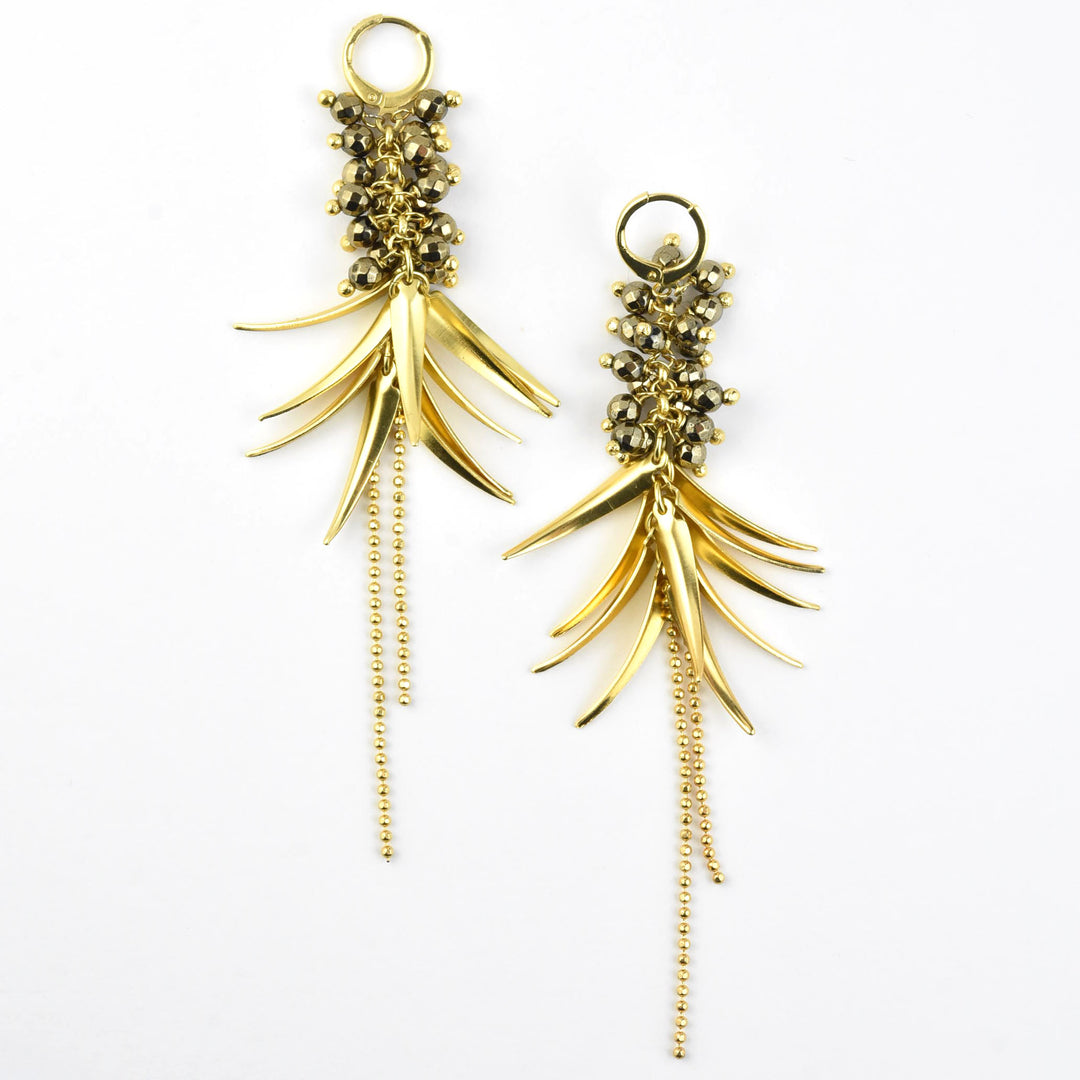 Beaded Pearl Fringe Drops