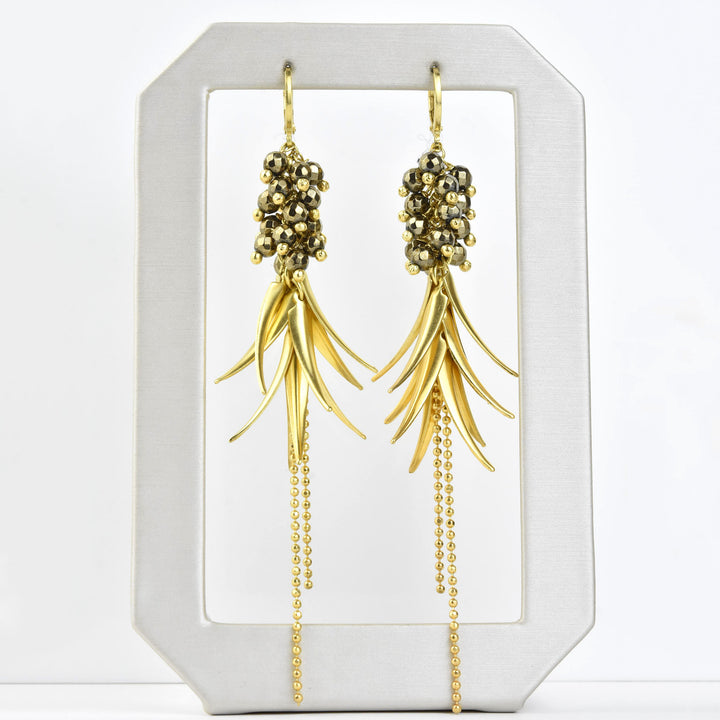 Beaded Pearl Fringe Drops