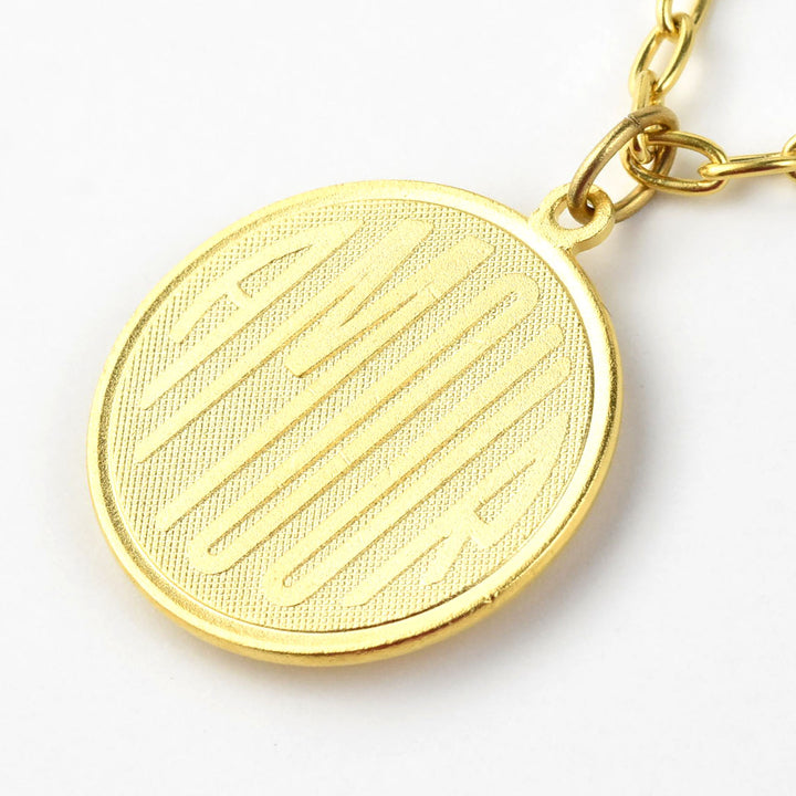 Bee Medallion with Crystal Accent