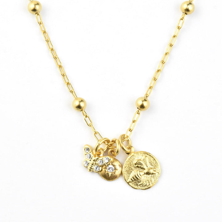 Bee Charm Necklace