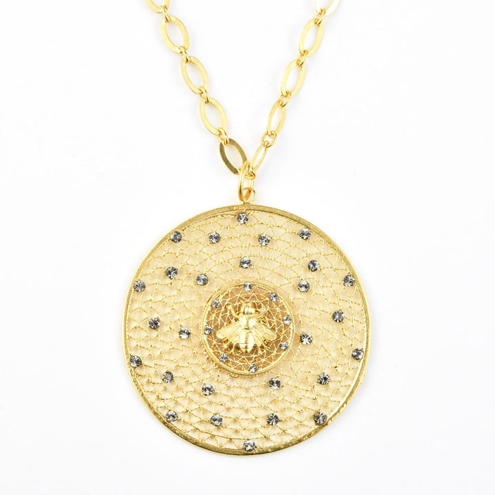 Bee Hive Medallion - Goldmakers Fine Jewelry
