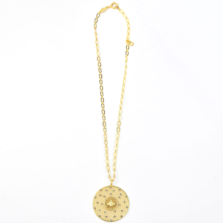 Bee Hive Medallion - Goldmakers Fine Jewelry