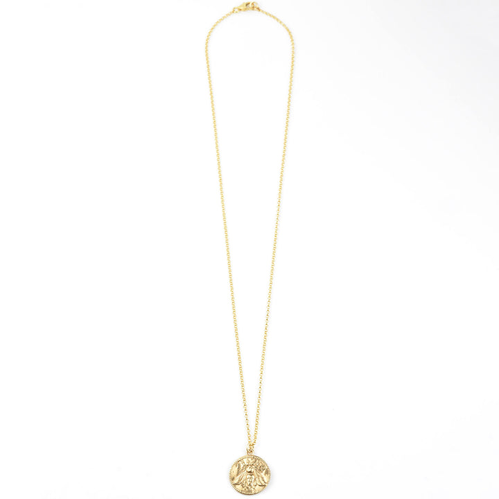 Honey Bee Coin Necklace