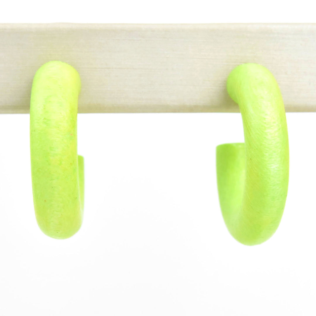 Lime Rickey Mini Hoop - Goldmakers Fine Jewelry