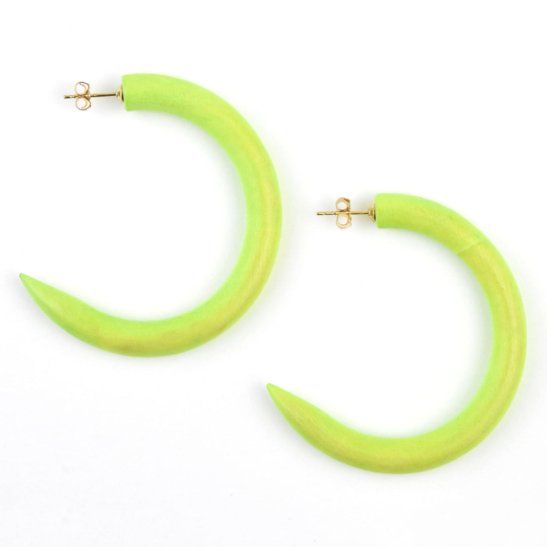 Lime Rickey Small Hoop - Goldmakers Fine Jewelry