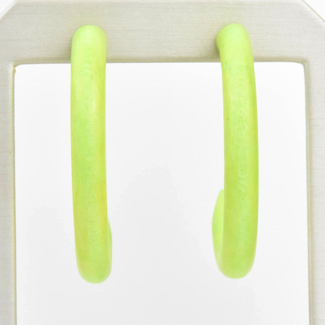 Lime Rickey Small Hoop - Goldmakers Fine Jewelry