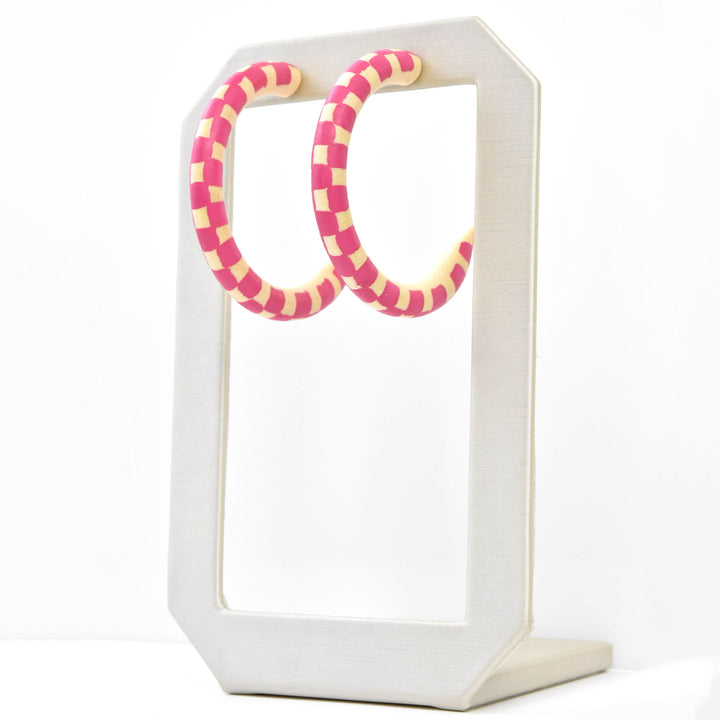 Watermelon Punch Small Hoop - Goldmakers Fine Jewelry