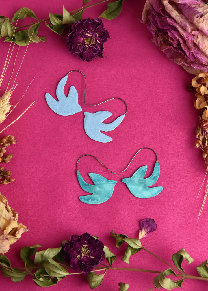 Bird on the Wire Large Earrings