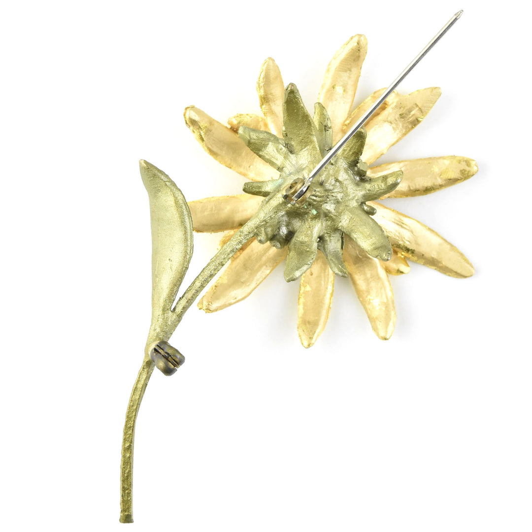 Black-Eyed Susan Brooch - Goldmakers Fine Jewelry