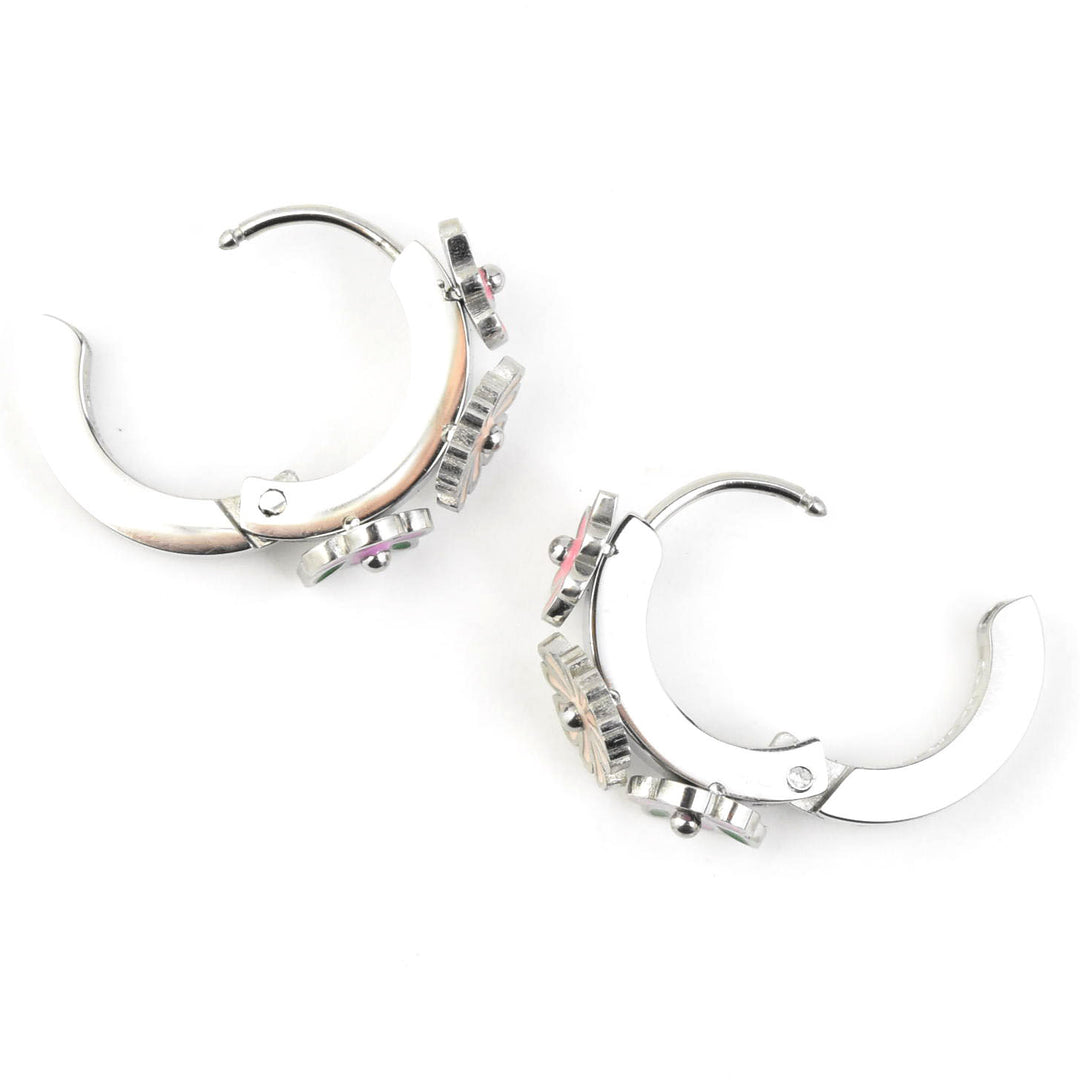Bloom Trio 3D Huggie Hoops