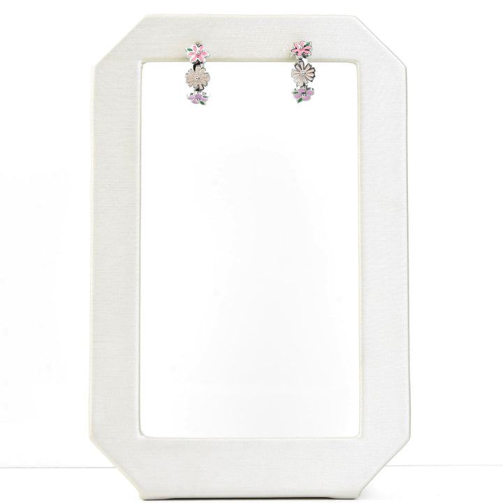 Bloom Trio 3D Huggie Hoops