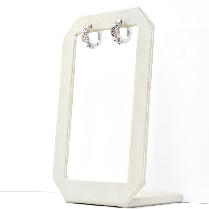 Bloom Trio 3D Huggie Hoops