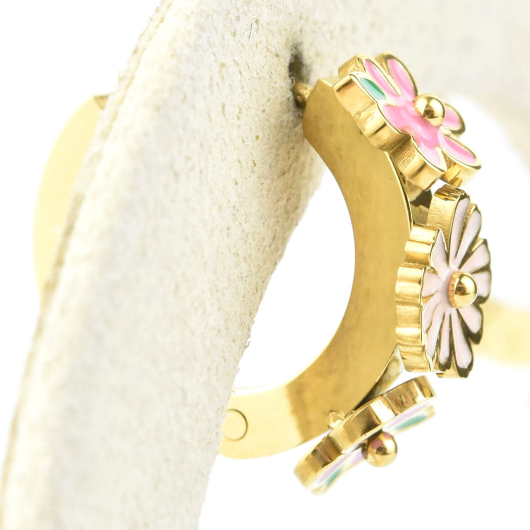 Bloom Trio 3D Huggie Hoops - Goldmakers Fine Jewelry