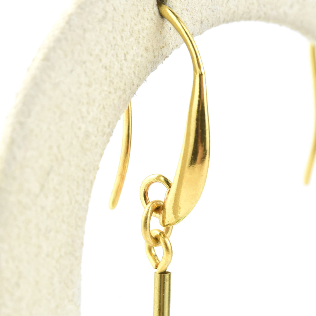 Blue & Chartreuse Bauble Earrings - Goldmakers Fine Jewelry