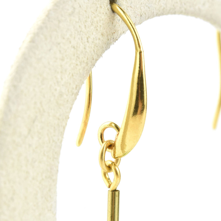 Blue & Chartreuse Bauble Earrings - Goldmakers Fine Jewelry