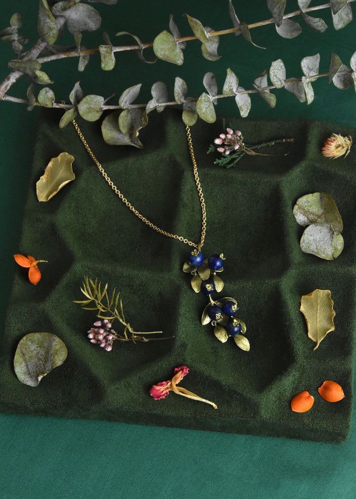 Trailing Blueberries Necklace
