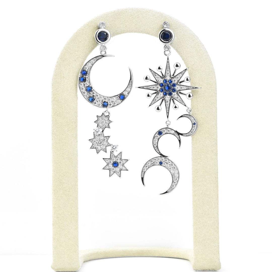 Boho Star & Moon Earrings