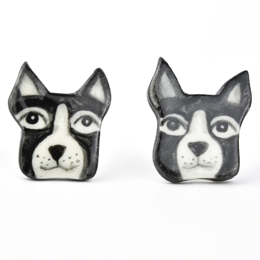 Boston Terrier Studs - Goldmakers Fine Jewelry