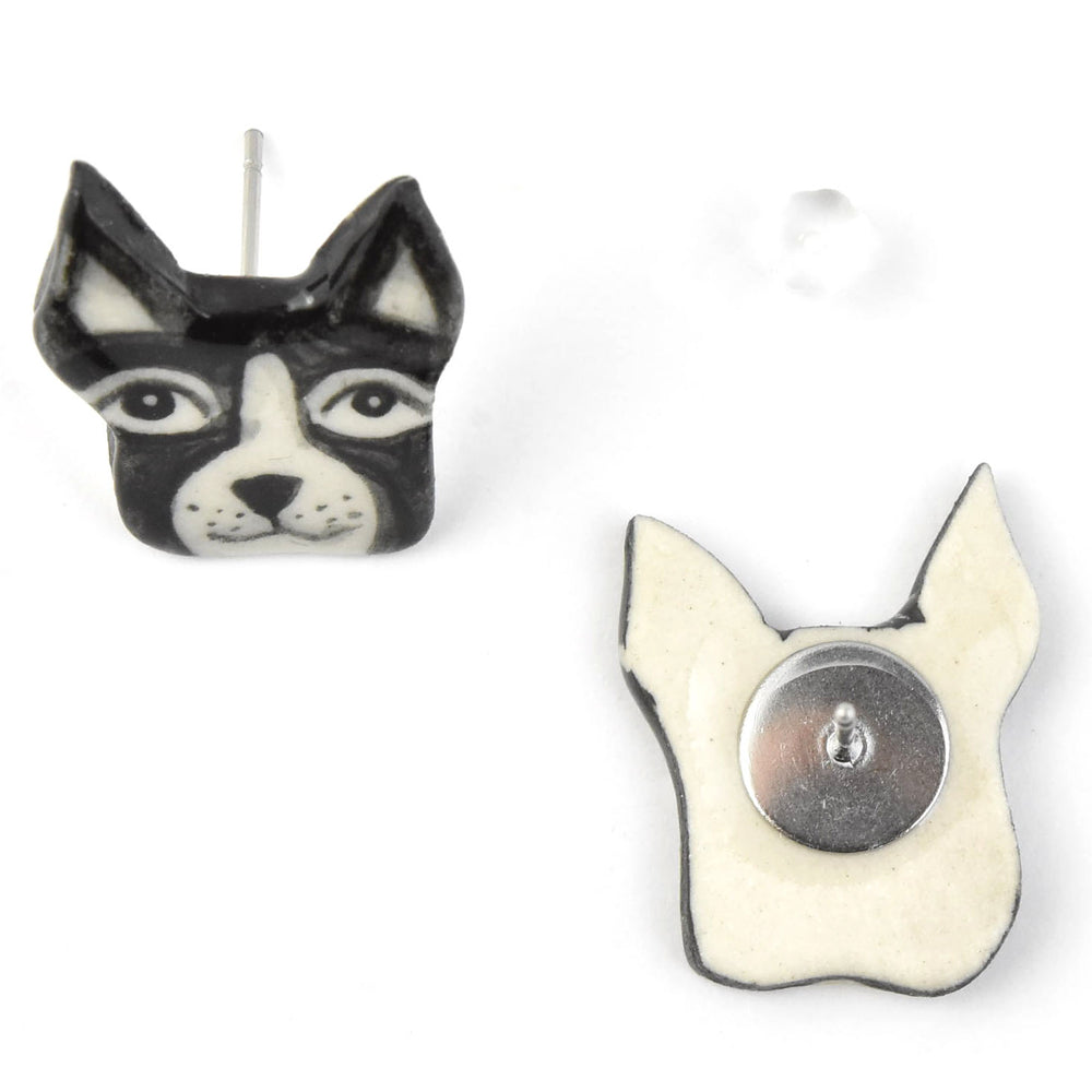 Boston Terrier Studs - Goldmakers Fine Jewelry