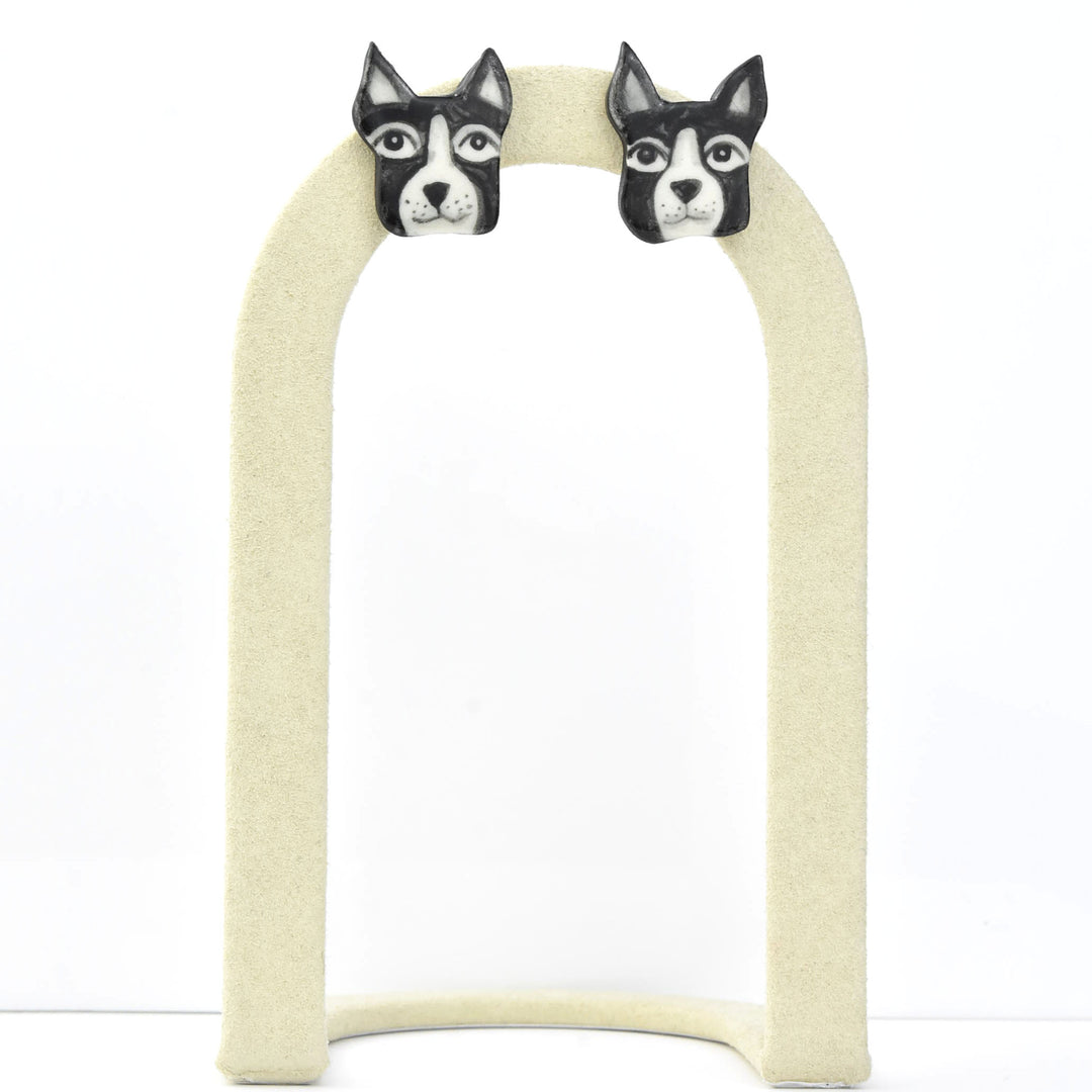 Boston Terrier Studs - Goldmakers Fine Jewelry