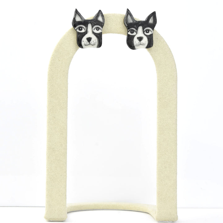 Boston Terrier Studs - Goldmakers Fine Jewelry