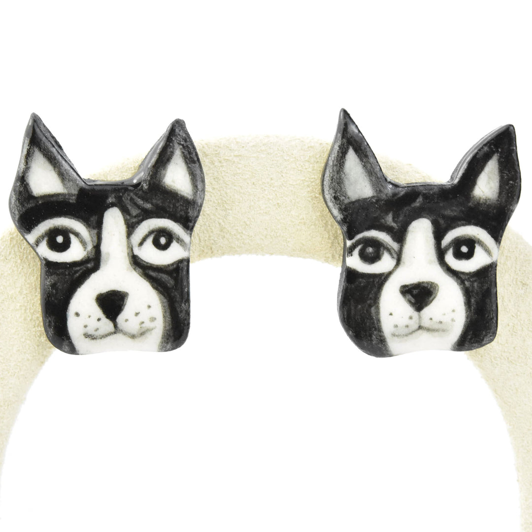 Boston Terrier Studs - Goldmakers Fine Jewelry