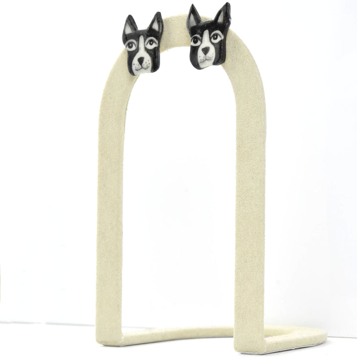 Boston Terrier Studs - Goldmakers Fine Jewelry
