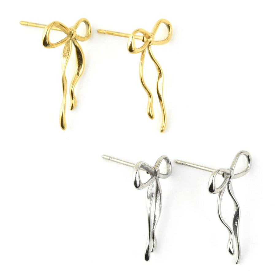 Dainty Bow Studs - Goldmakers Fine Jewelry