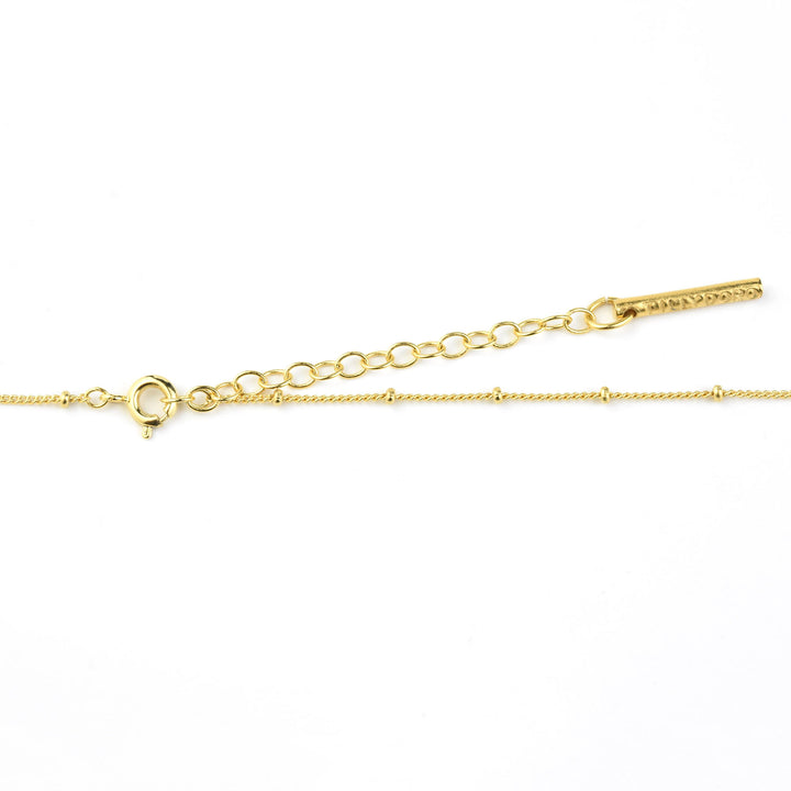 Brass Crescent Moon Necklace
