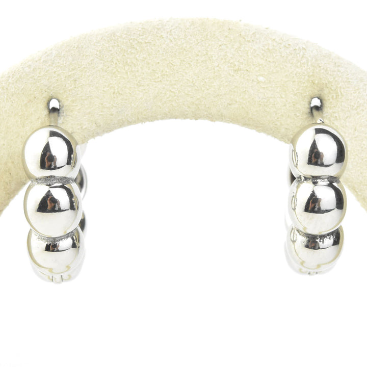 Bubble Chunky Rounded Huggie Hoops - Goldmakers Fine Jewelry