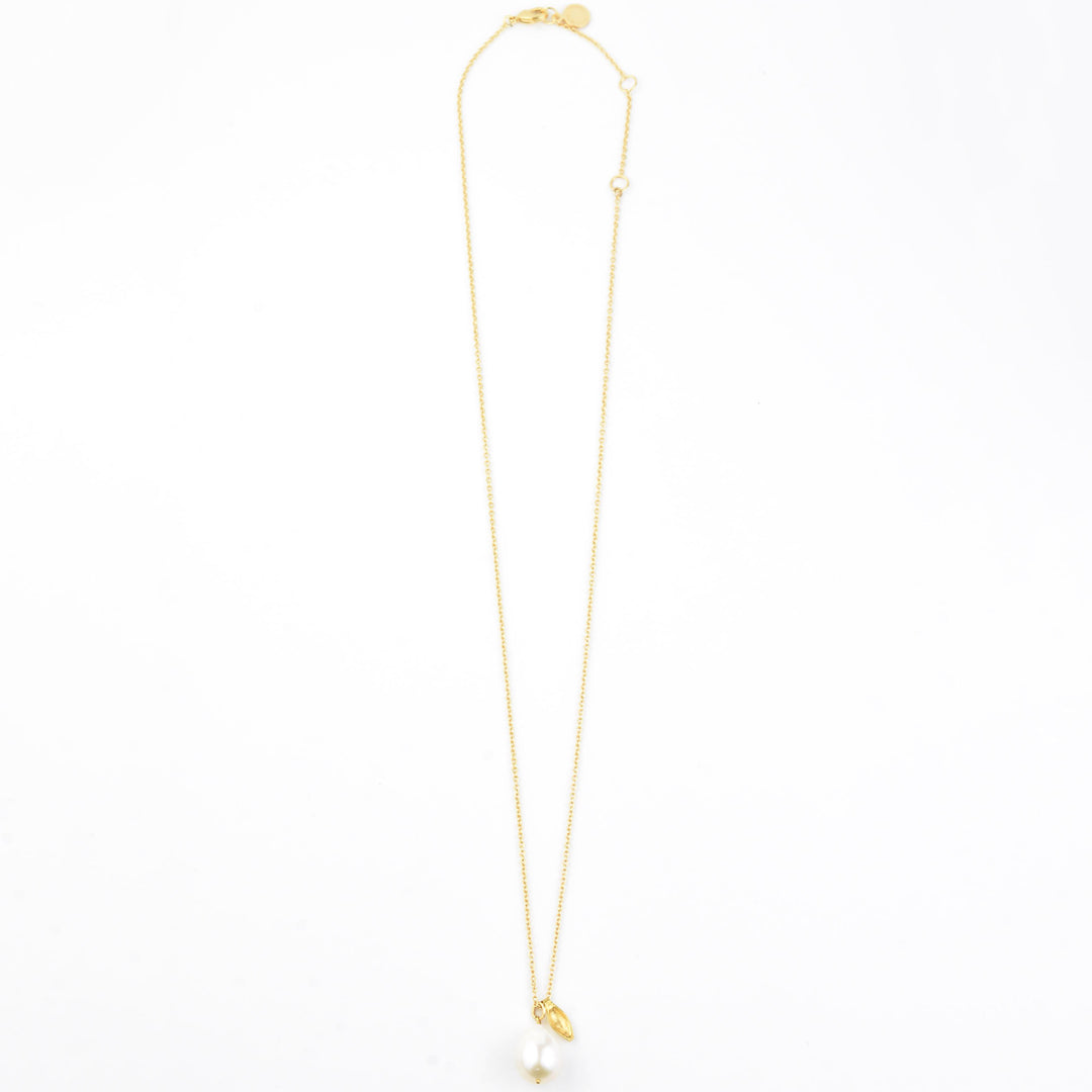 Budding Leaf Necklace - Goldmakers Fine Jewelry