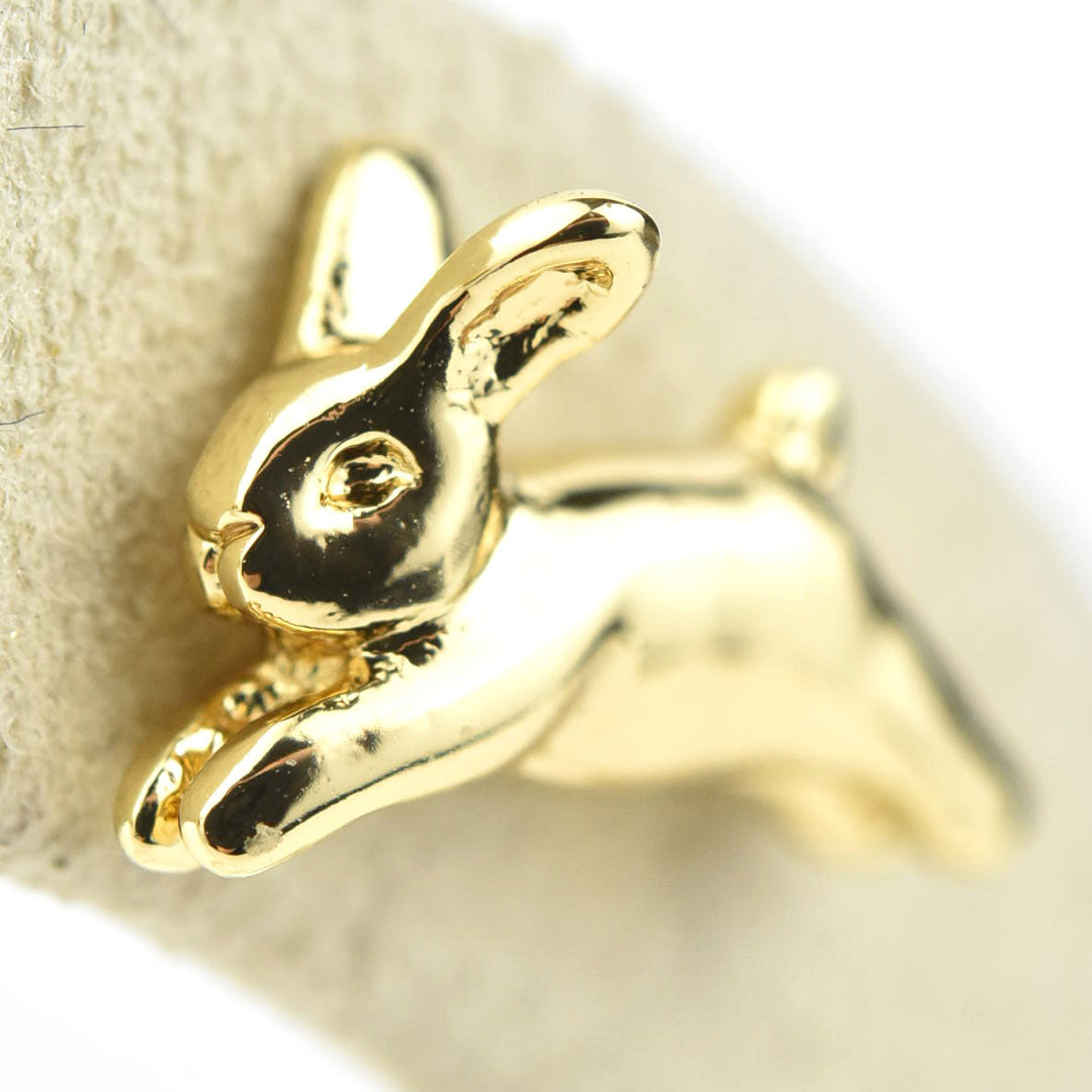 Bunny Studs in Gold Plate - Goldmakers Fine Jewelry
